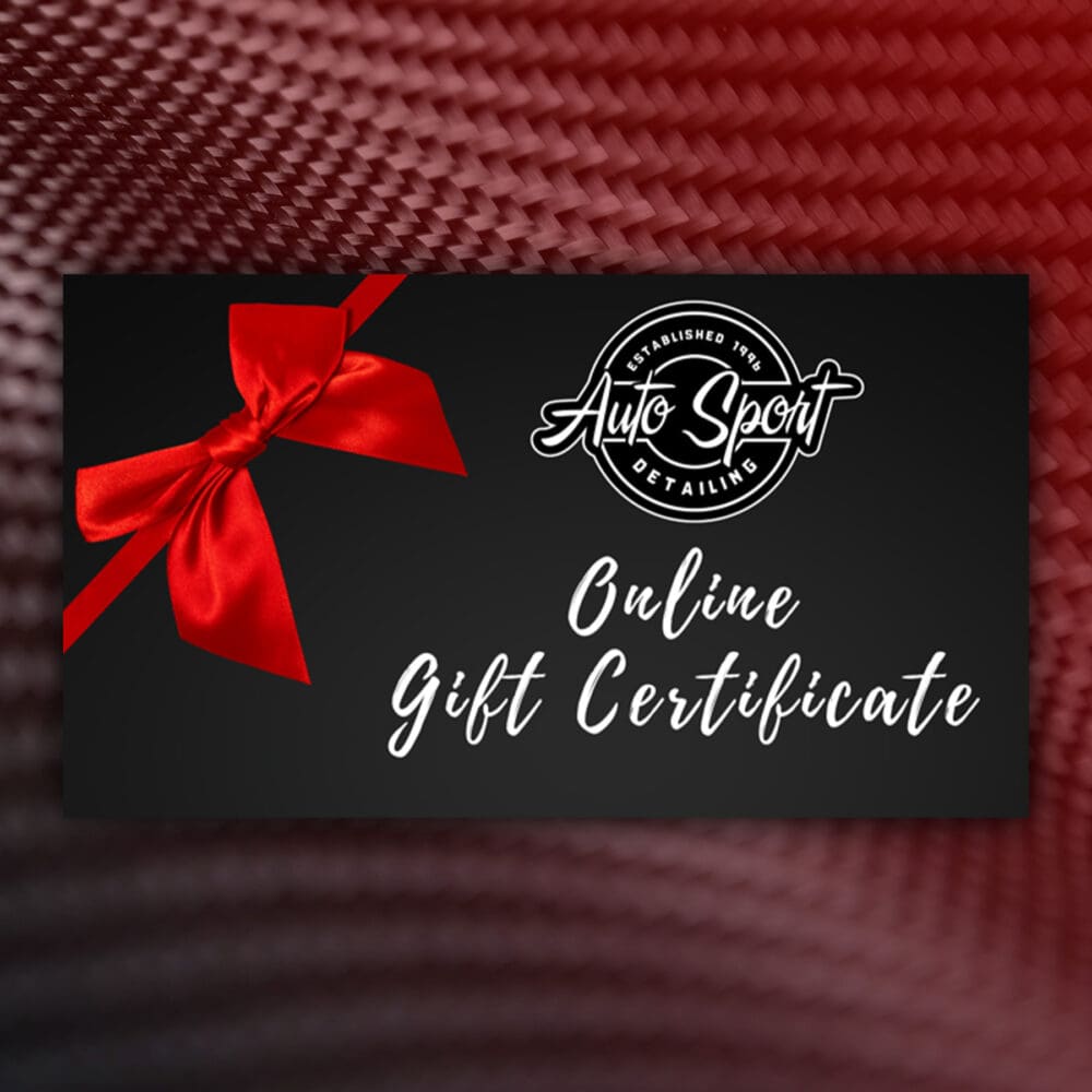 Auto Sport Detailing Online Gift Card